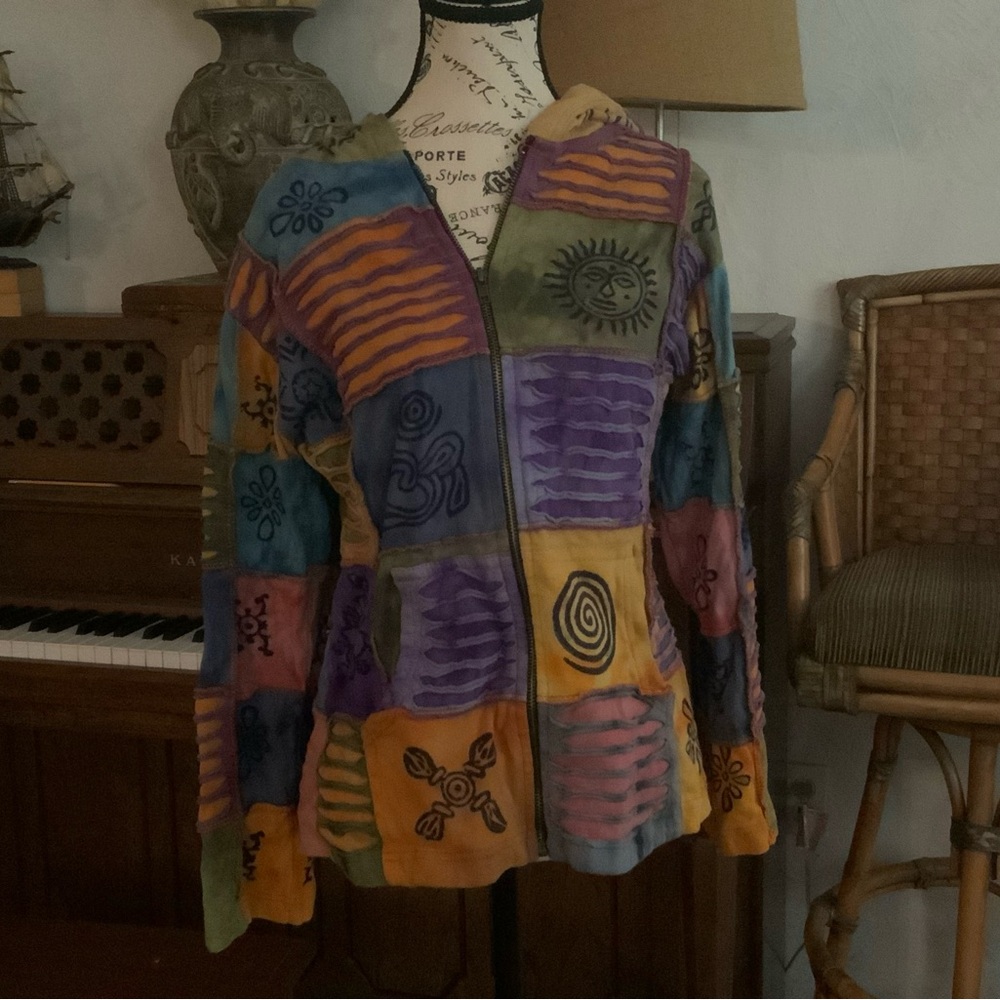 Rising International Multicolor Patchwork Utility… - image 1